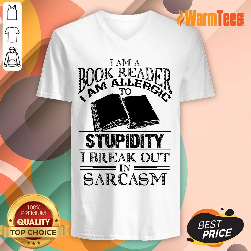 Book Reader Stupidity Sarcasm Shirt - Image 5