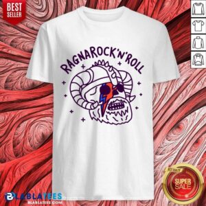 Bowie Lightning Bolt On Viking Helmet Skull Shirt