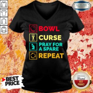 Alternative view of Bowl Curse Pray For A Spare Repeat Shirt