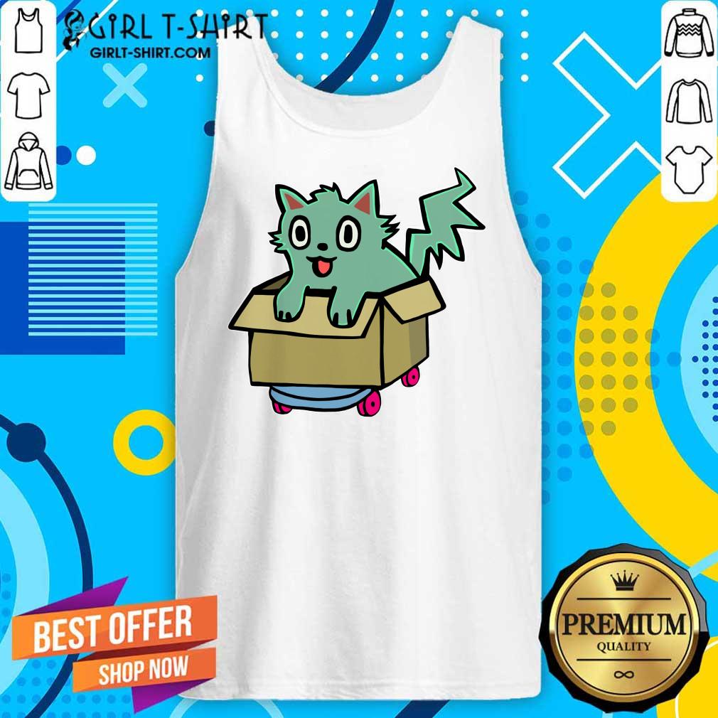 Box Cat Goooo Skateboard Shirt - Image 4