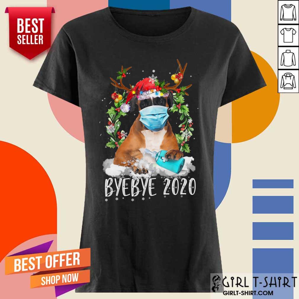 Boxer Christmas Face Mask Shirt - Image 2