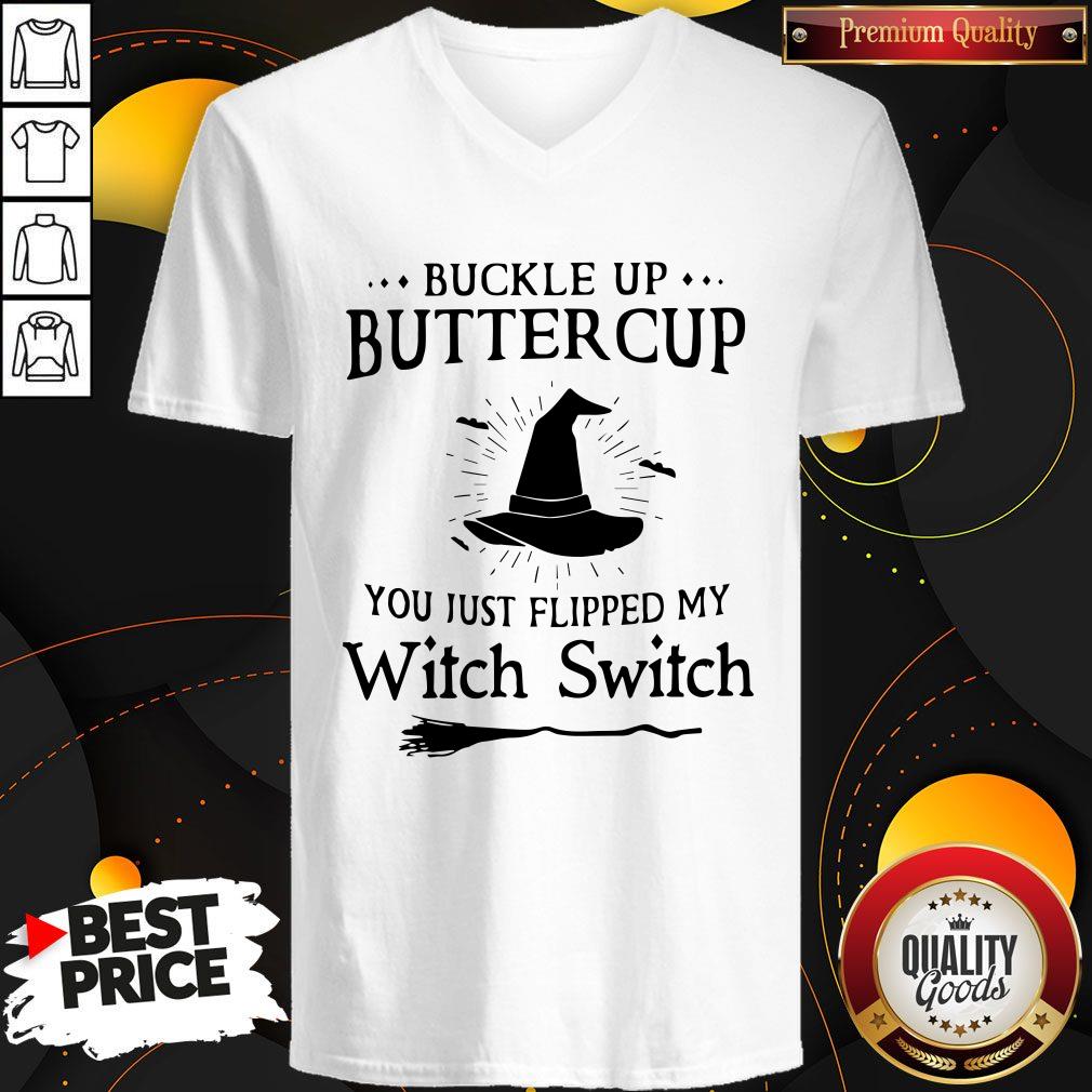 Buckle Up Buttercup You Just Flipped My Witch Switch Shirt - Image 2