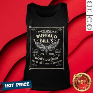 Alternative view of Buffalo Bill Goth Body Lotion Deaths Head Moth Horror Shirt