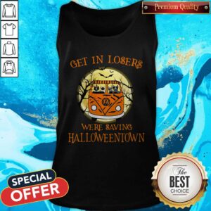 Alternative view of Bus Peace Cats Get In Losers We’re Saving Halloweentown Shirt