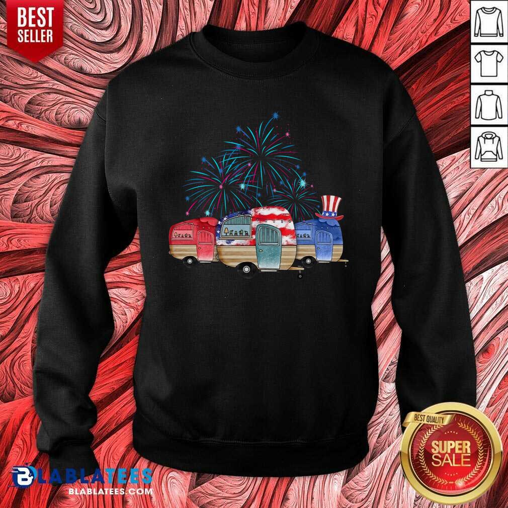 Camping 4th Of July Shirt - Image 3