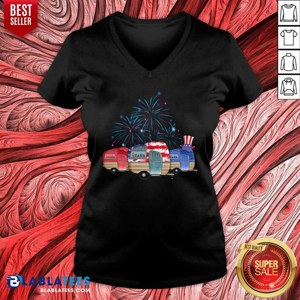 Camping 4th Of July Shirt - Image 2