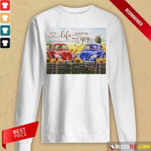 Alternative view of Car Life Is Better With You Mr And Mrs Thompson Shirt