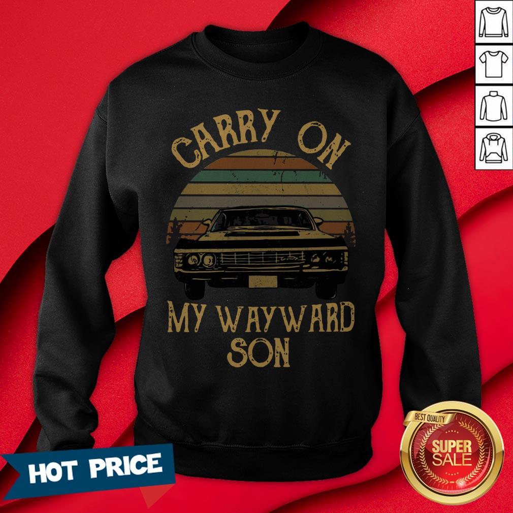Carry On My Wayward Son Vintage Shirt - Image 4