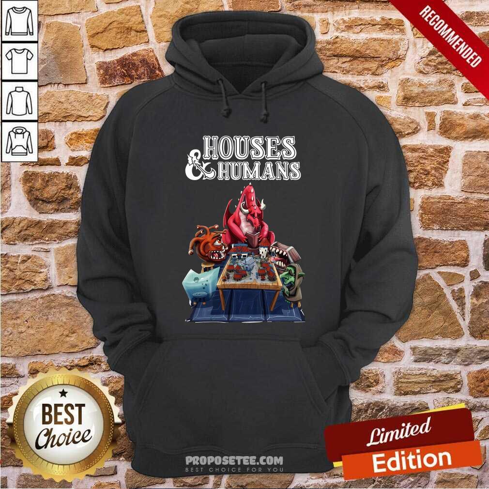Cartoon Houses And Humans Shirt - Image 5