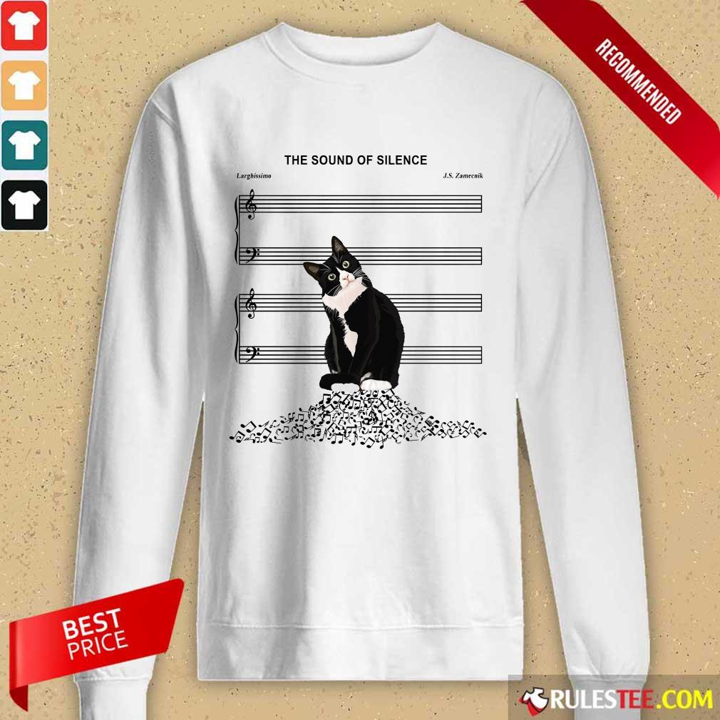 Cats And Music The Sound Of Silence Shirt - Image 2