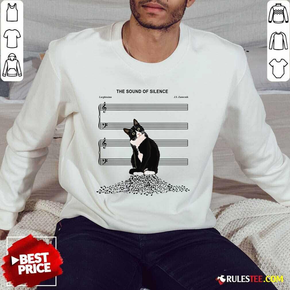 Cats And Music The Sound Of Silence Shirt - Image 5