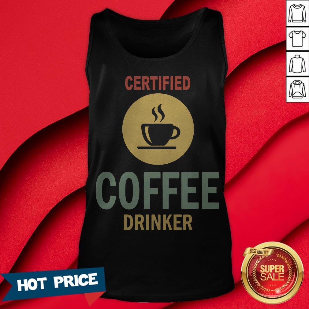 Certified Coffee Drinker T-Shirt - Image 2