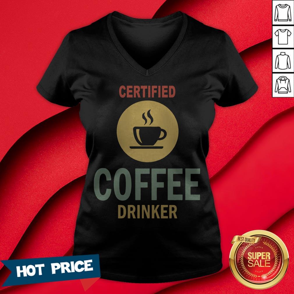Certified Coffee Drinker T-Shirt - Image 3