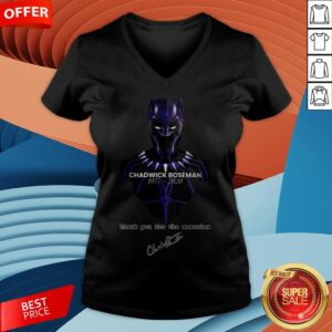 Alternative view of Chadwick Boseman Thank You For The Memories Signature Shirt