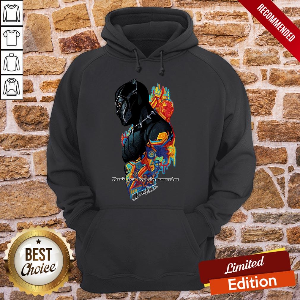 Chadwick Boseman The Black Panther Marvel Film Star Thank You For The Memories Shirt - Image 5