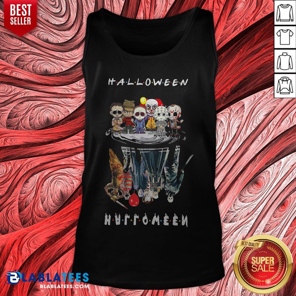 Character Horror Movies Mirror Water Chibi Halloween Shirt - Image 5