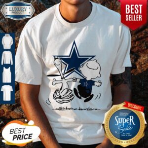 Charlie Brown And Snoopy Dancing Dallas Cowboy Shirt