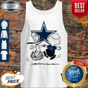 Alternative view of Charlie Brown And Snoopy Dancing Dallas Cowboy Shirt
