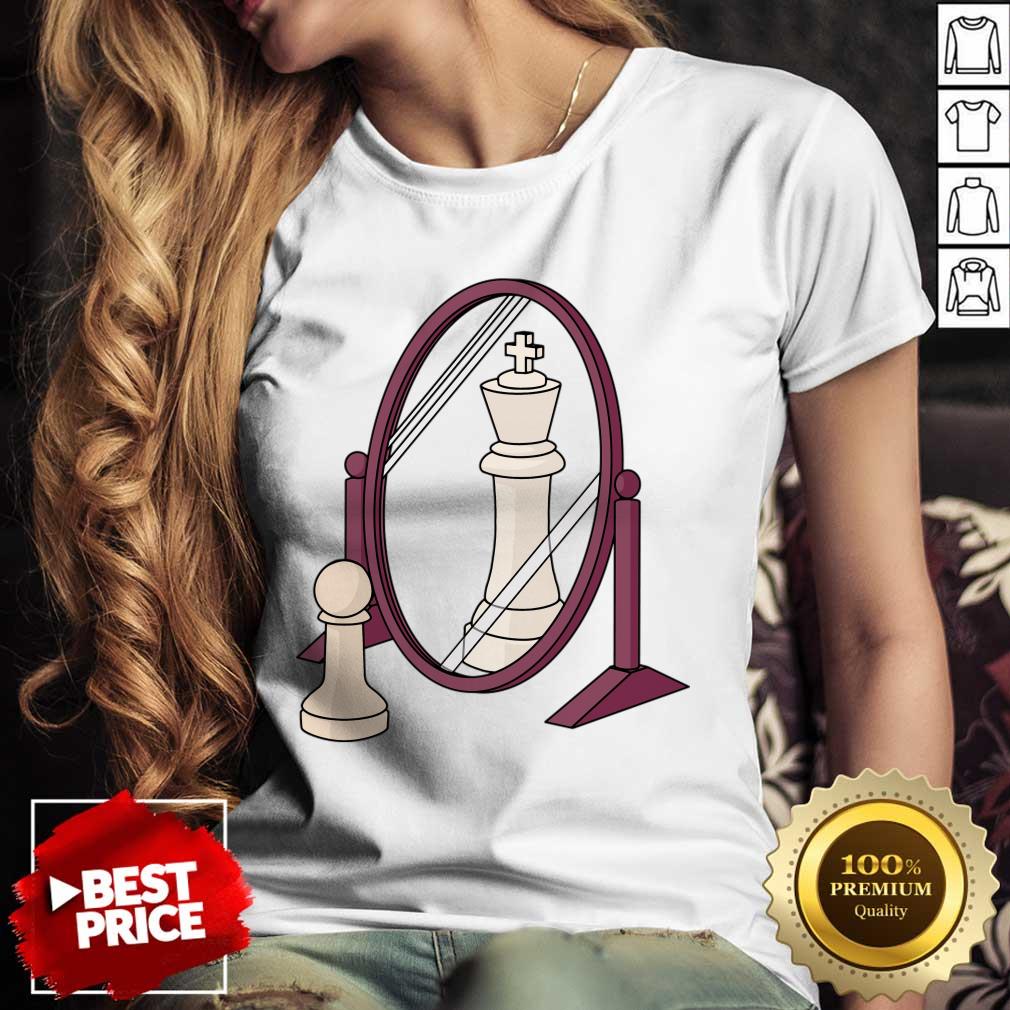 Chess Pawn Reflected As King Shirt - Image 3