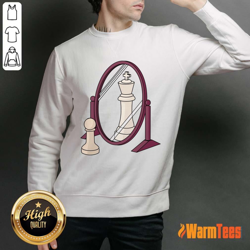 Chess Pawn Reflected As King Shirt - Image 2