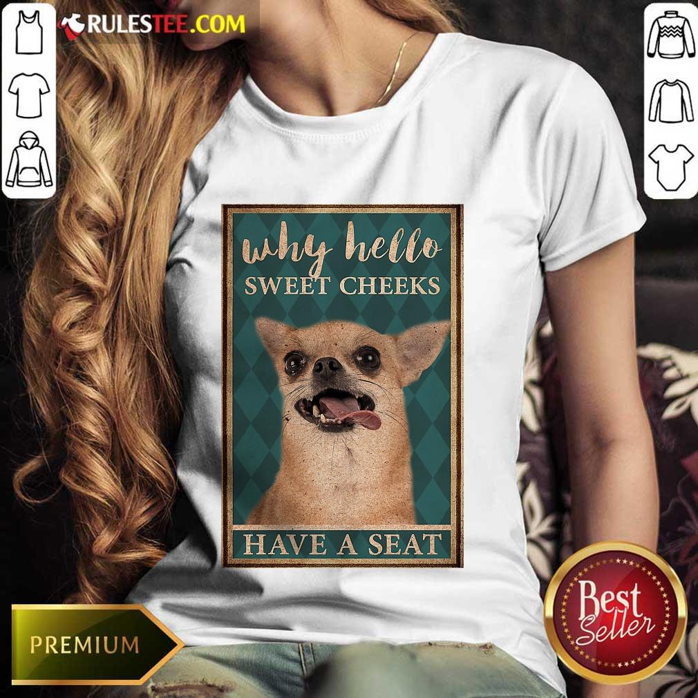 Chihuahua Why Hello Poster Shirt - Image 3