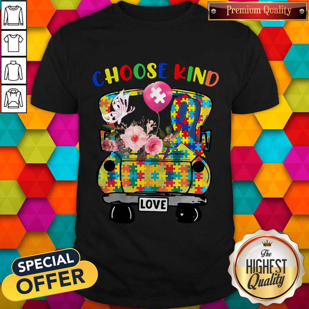 Choose Kind Love Autism Awareness Shirt