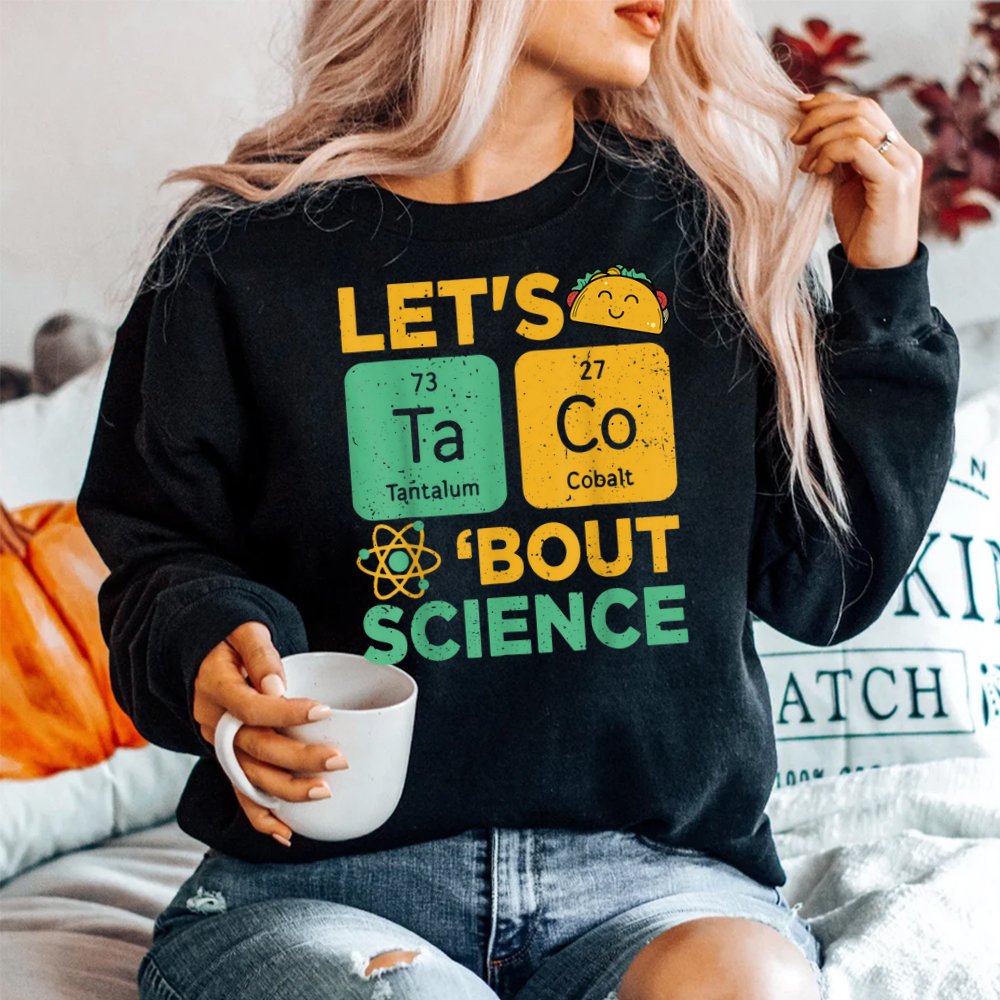 Cinco De Mayo Lets Tacos Bout Science Shirt - Image 2