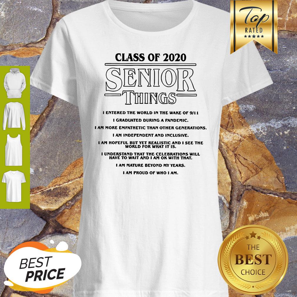 Class Of 2020 Senior Things Stranger Things Coronavirus Shirt