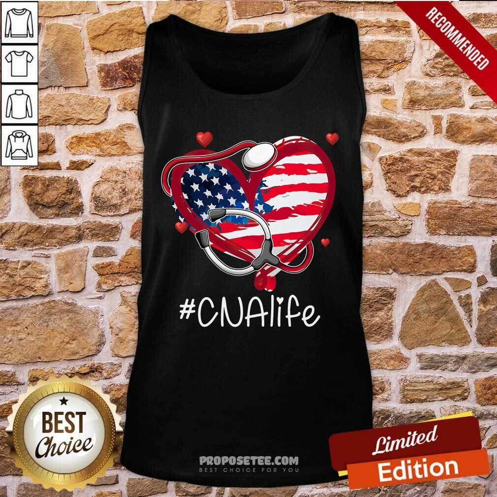 CNA Life Stethoscope Heart Shirt - Image 4