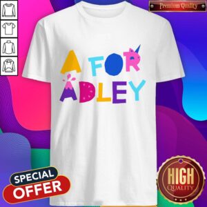Colorful A For Adley Shirt