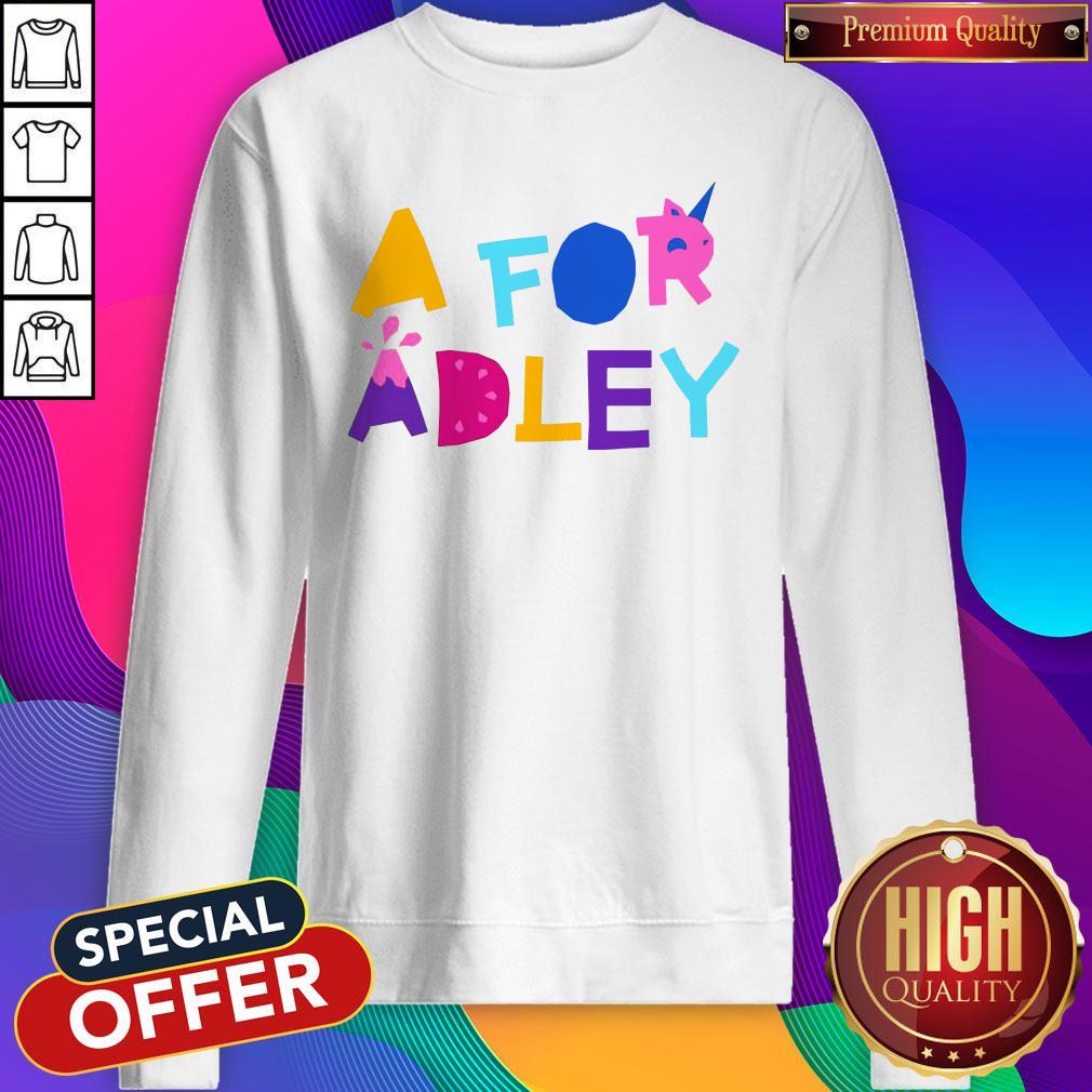 Colorful A For Adley Shirt - Image 5