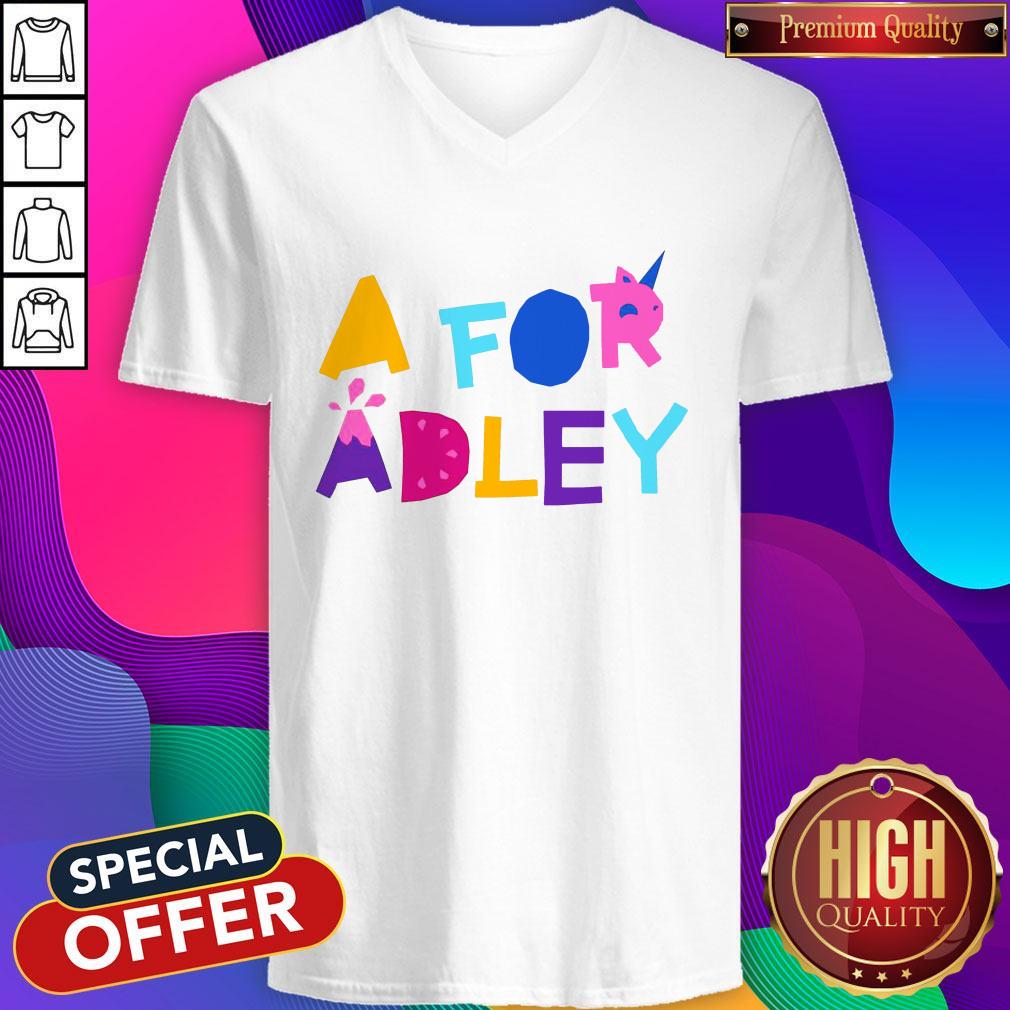 Colorful A For Adley Shirt - Image 3