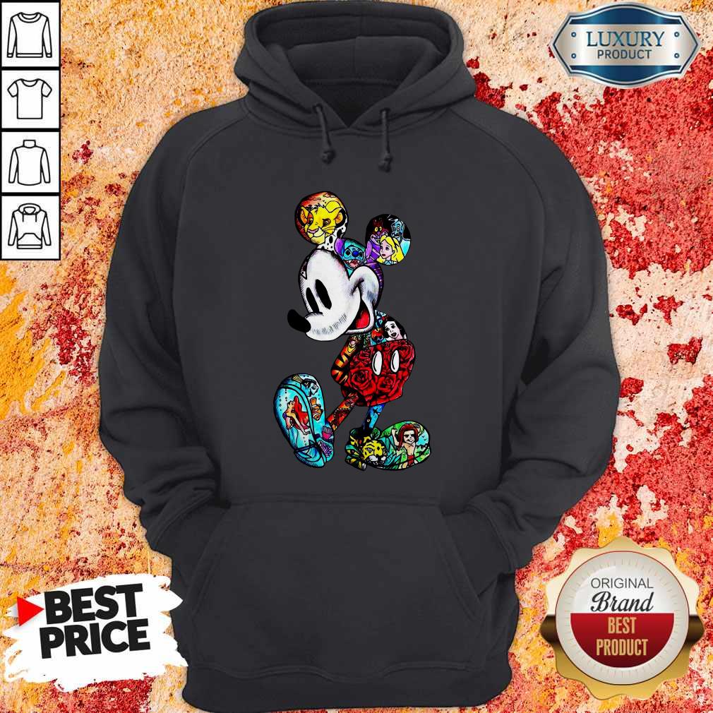 Colorful Disney Characters Mickey Mouse Shirt - Image 5