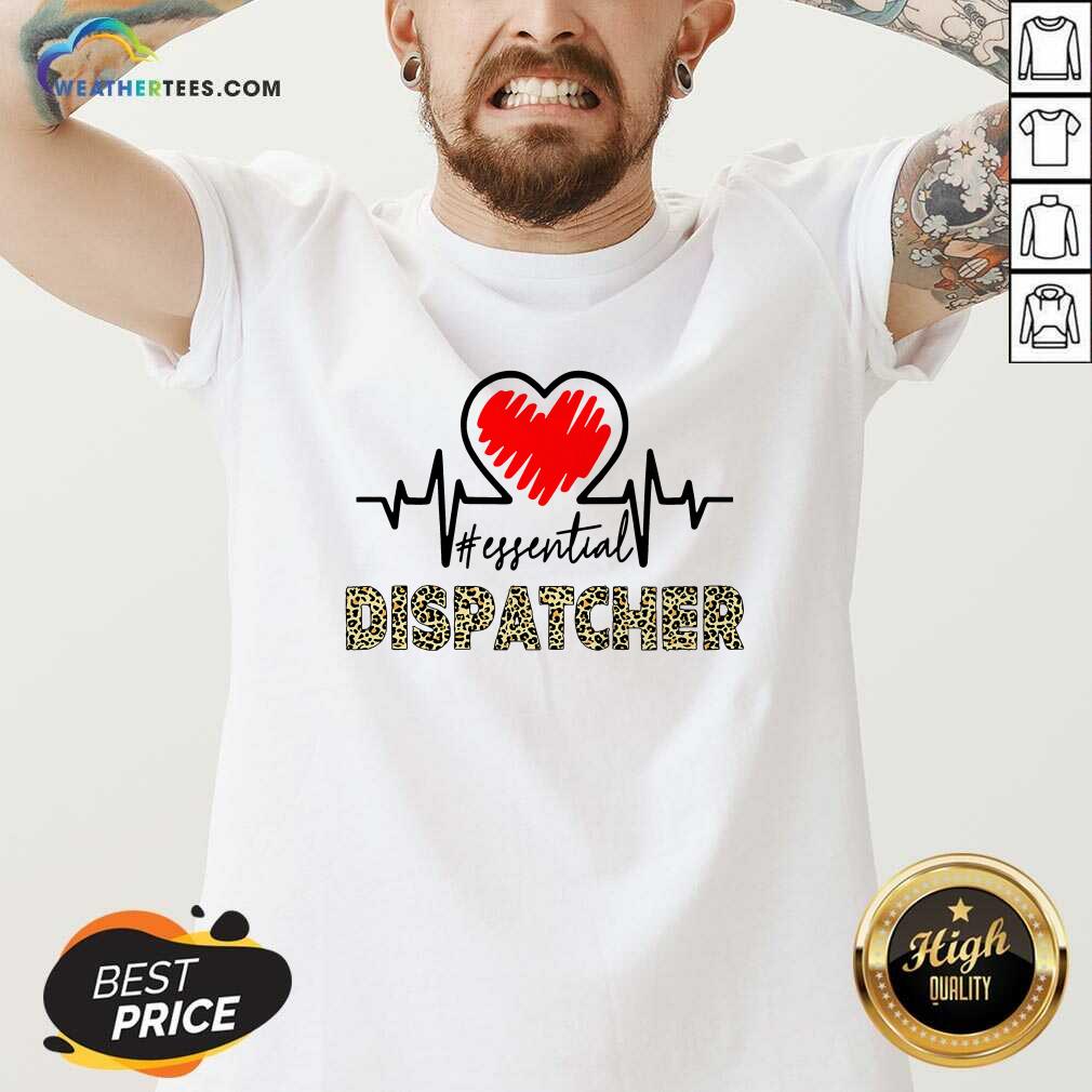 Colorful Heartbeat Essential Dispatcher Shirt - Image 3