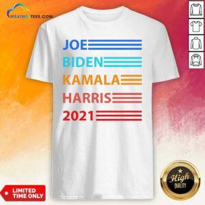 Colorful Joe Biden Kamala Harris Biden Harris 2021 Vintage Election Shirt