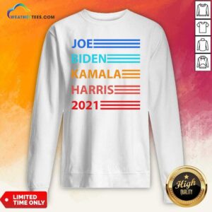 Alternative view of Colorful Joe Biden Kamala Harris Biden Harris 2021 Vintage Election Shirt
