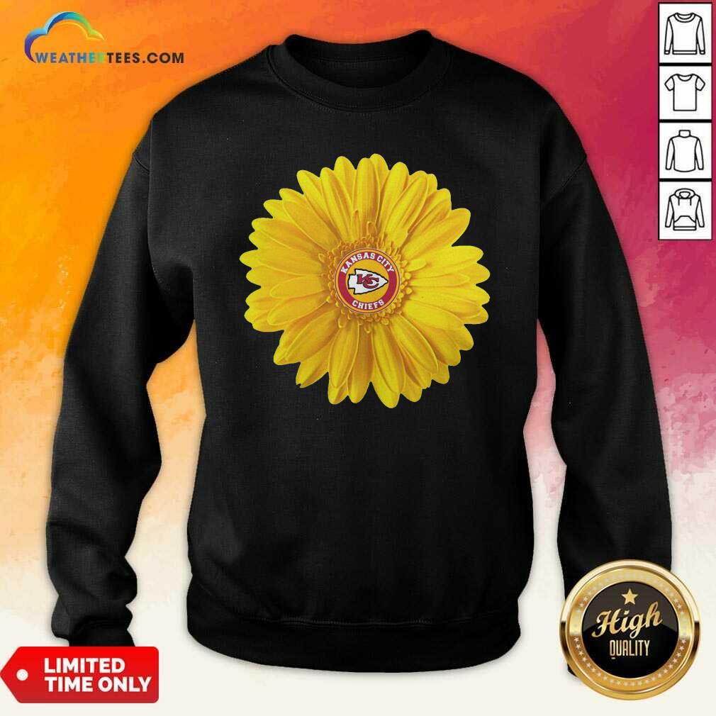 Colorful Kansas City Chiefs Sunflower Shirt - Image 4