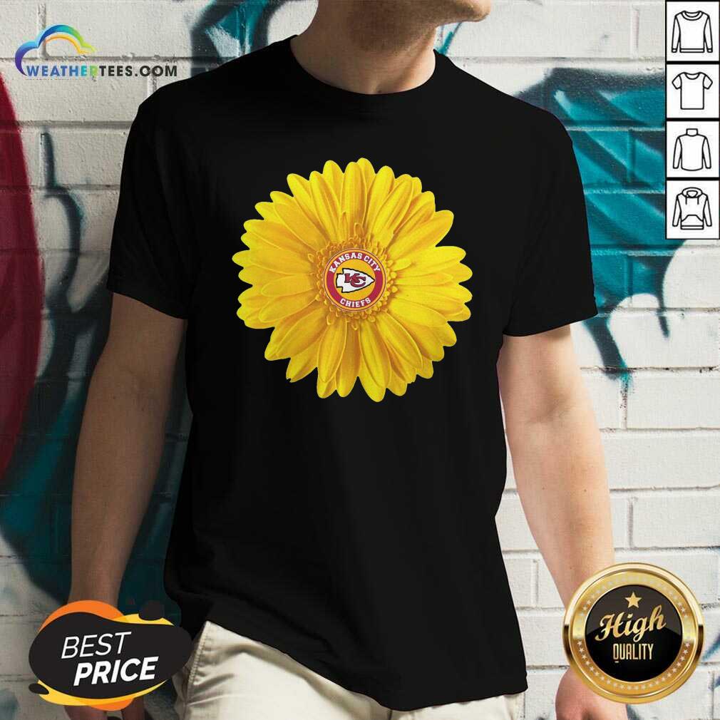 Colorful Kansas City Chiefs Sunflower Shirt - Image 3