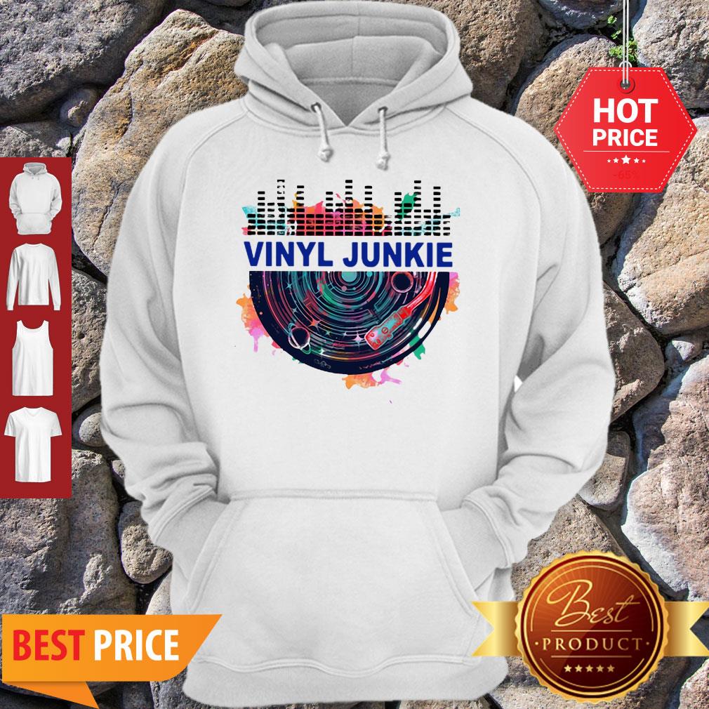 Colors Vinyl Junkie Records Music Shirt - Image 5