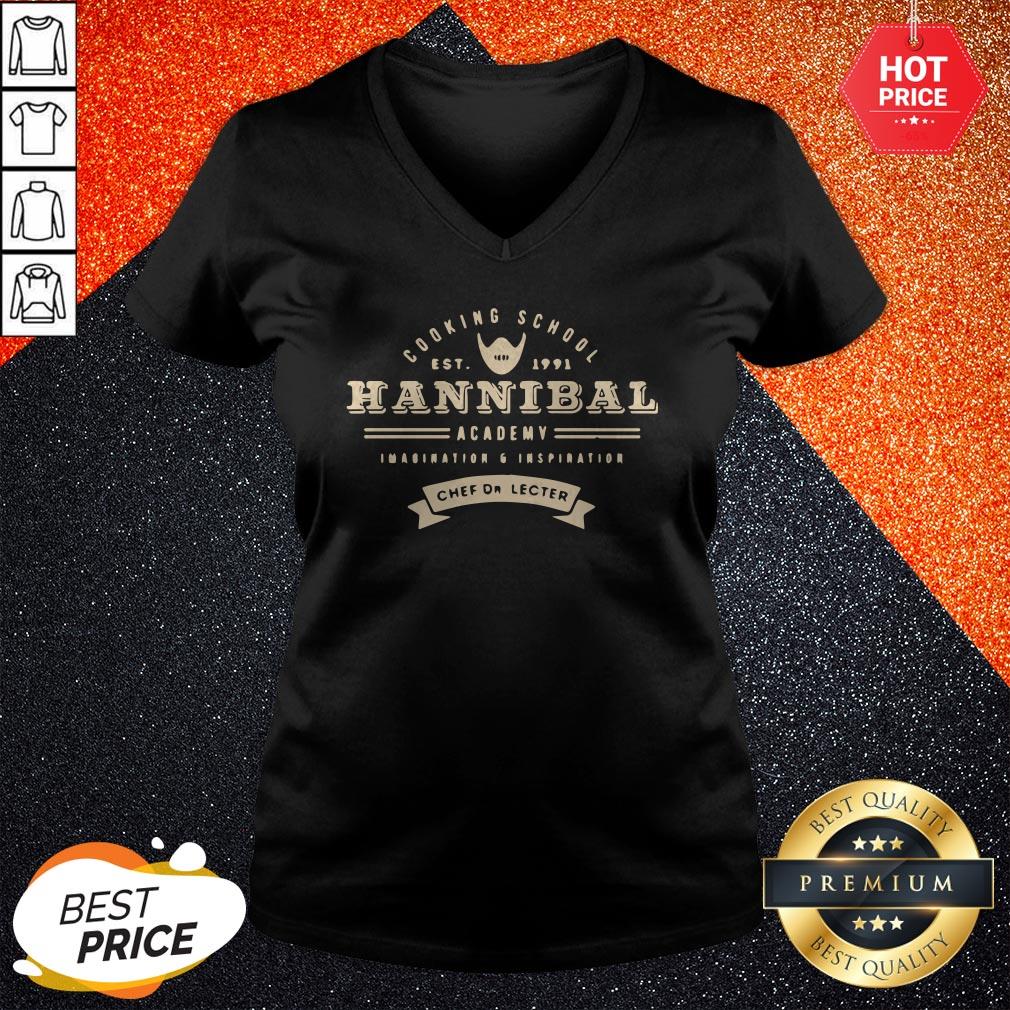 Cooking School Est 1991 Hannibal Academy Imagination And Inspiration Chef Dr. Lecter Shirt - Image 2
