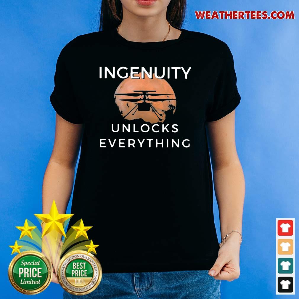 Cool 11 Ingenuity Unlocks Everything Shirt - Image 4