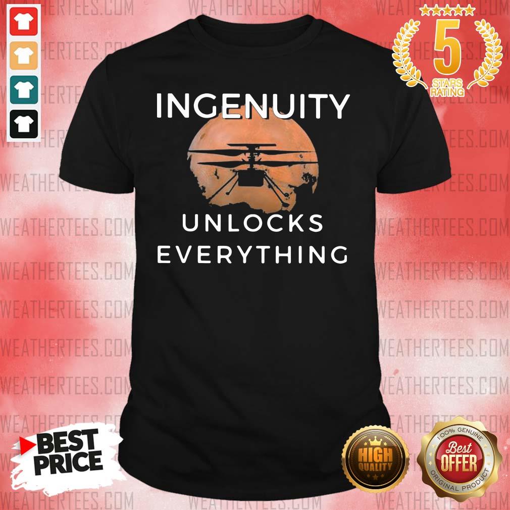 Cool 11 Ingenuity Unlocks Everything Shirt
