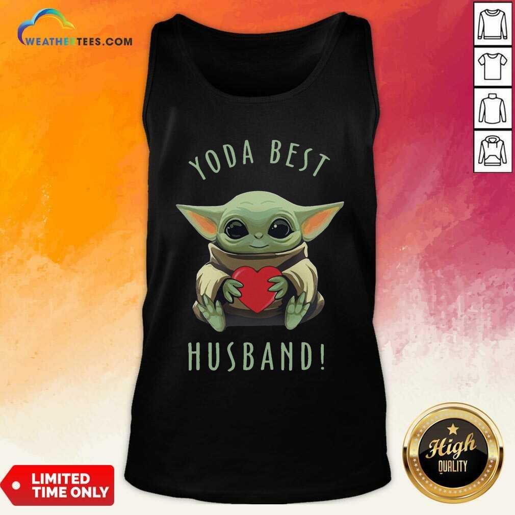 Cool Baby Yoda Hug Heart Best Husband Shirt - Image 4
