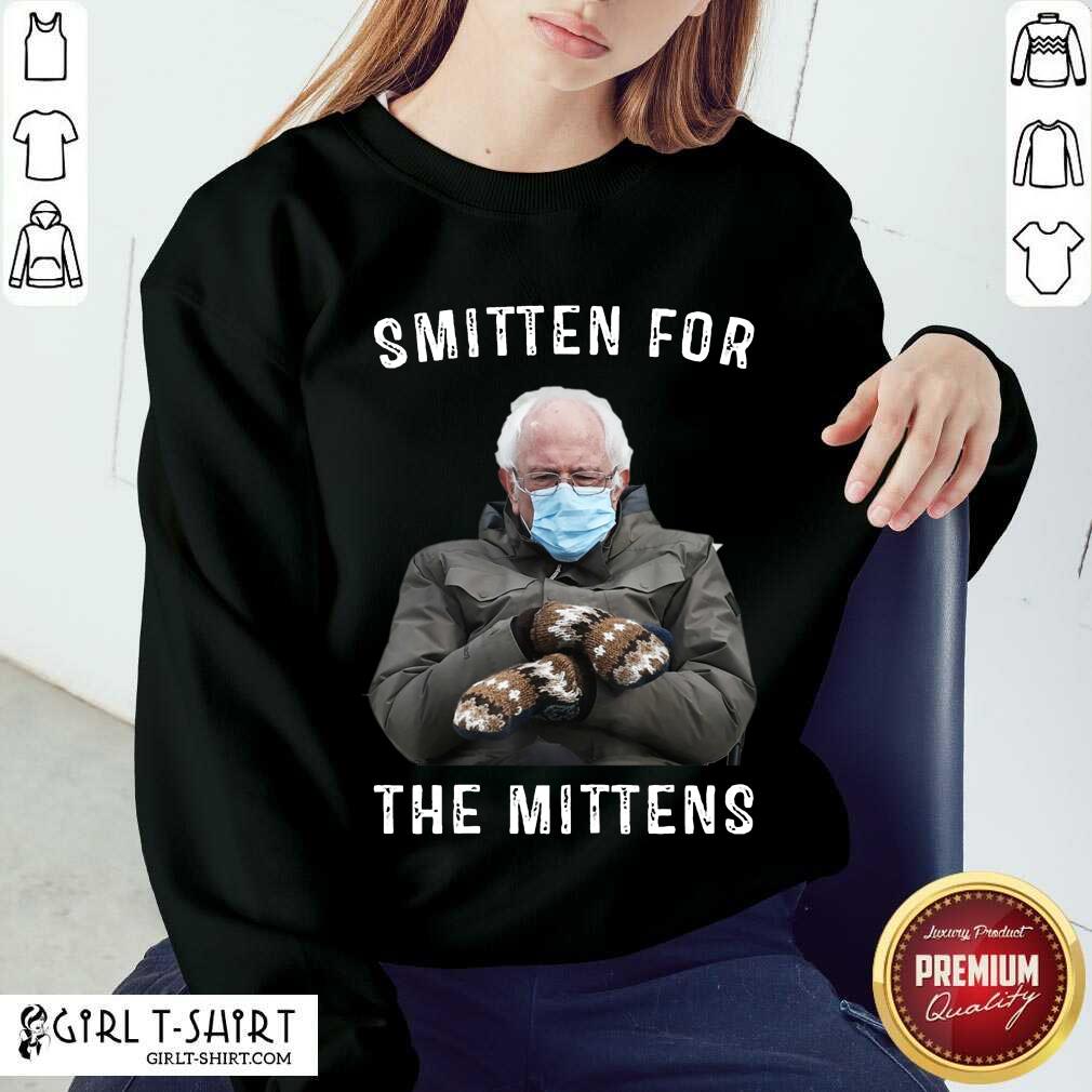 Cool Bernie Sanders Smitten For The Mittens Shirt - Image 4