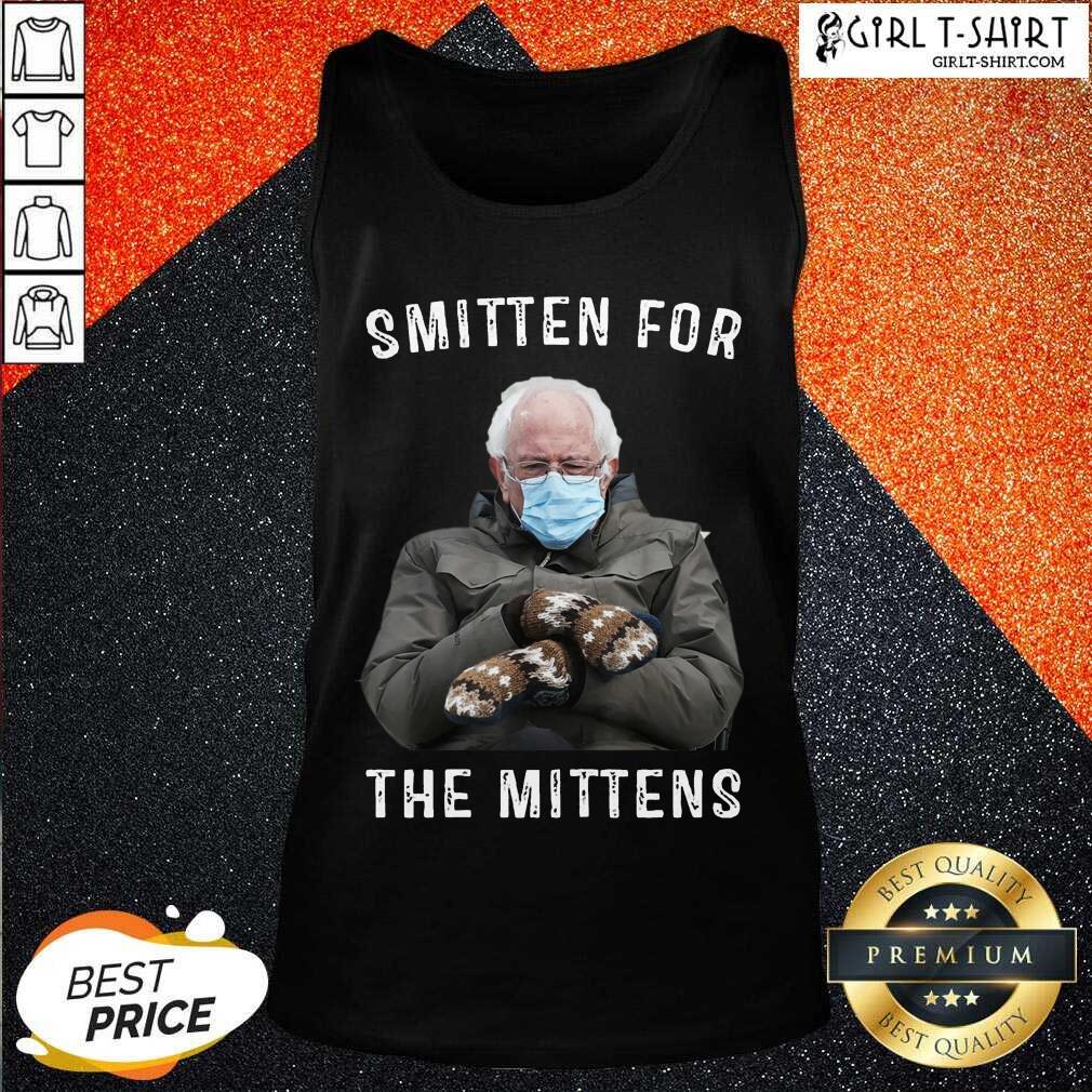Cool Bernie Sanders Smitten For The Mittens Shirt - Image 3