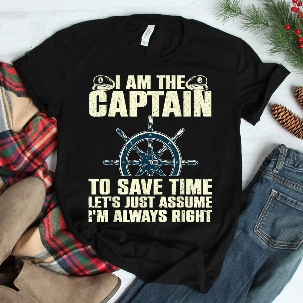 Cool Boat Captain Boating Pontoon Boat Owner Shirt