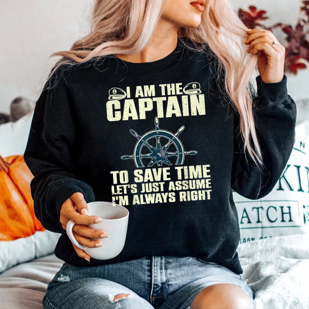 Cool Boat Captain Boating Pontoon Boat Owner Shirt - Image 2
