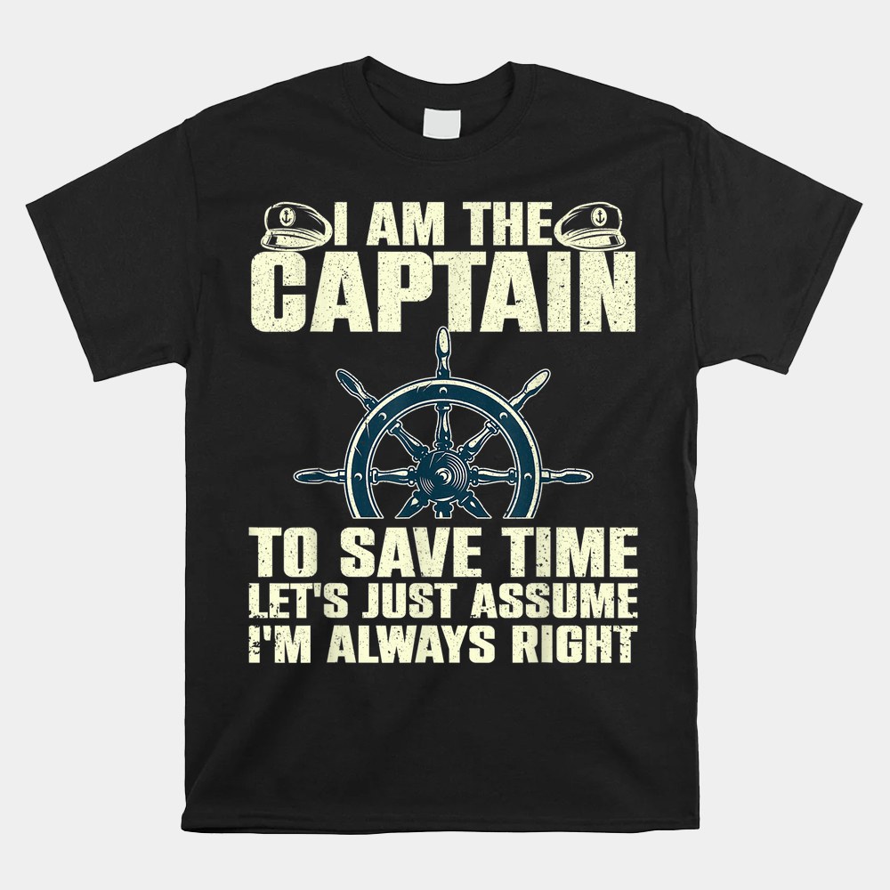 Cool Boat Captain Boating Pontoon Boat Owner Shirt - Image 5