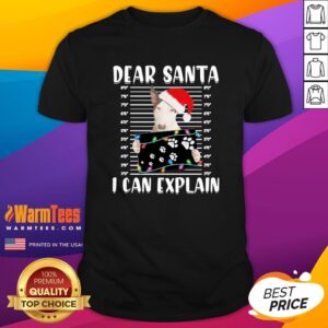 Cool Bull Terrier Dear Santa I Can Explain Christmas Sweater Shirt