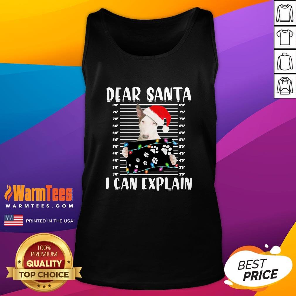 Cool Bull Terrier Dear Santa I Can Explain Christmas Sweater Shirt - Image 3